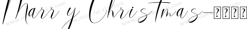 Marry Christmas字体转换